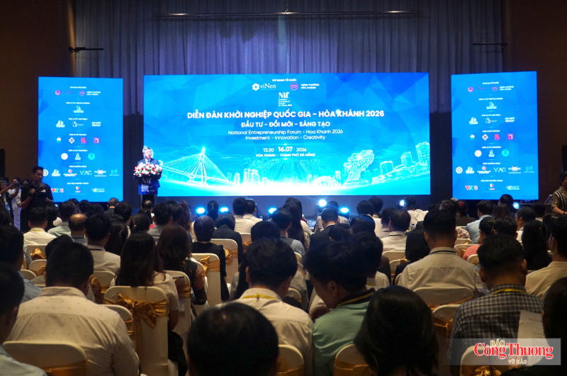 Diễn đàn Khởi nghiệp Quốc gia - Hòa Khánh 2026 với chủ đề: “Đầu tư Khởi nghiệp và Đổi mới sáng tạo trong mô hình liên kết: Nhà nước - Nhà trường - Doanh nghiệp - Quốc tế”