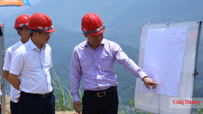 Đoàn kiểm tra của Bộ Công Thương trong buổi làm việc với Tổng công ty Khoáng sản TKV-CTCP (Vimico), Chi nhánh Mỏ tuyển đồng Sin Quyền, Lào Cai - Vimico về công tác phòng phòng, chống thiên tai và ứng phó mùa mưa bão năm 2026.
