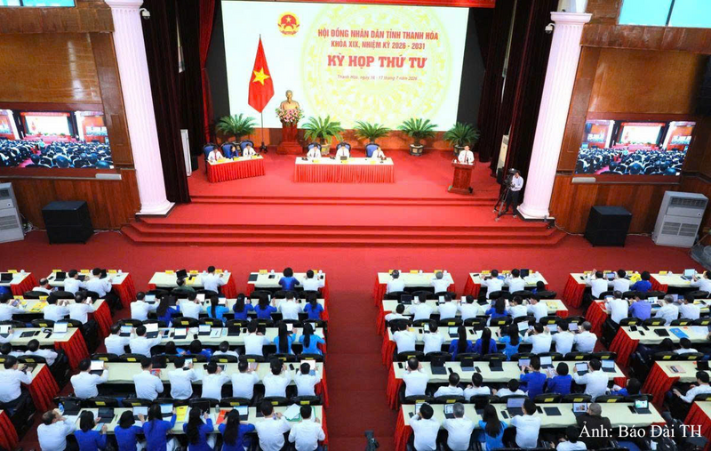 Toàn cảnh Kỳ họp thứ Tư, HĐND tỉnh Thanh Hóa khóa XIX, nhiệm kỳ 2026-2031