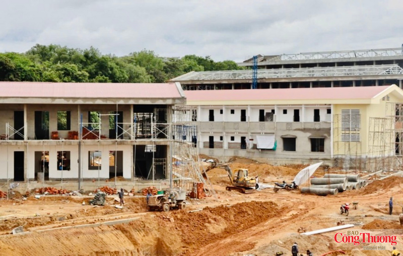 Những ngôi trường biên giới đang dần hoàn thiện.