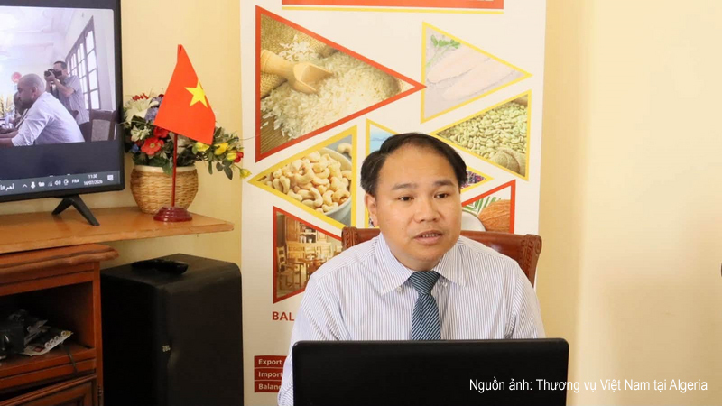 Ông Hoàng Đức Nhuận - Tham tán thương mại Việt Nam tại Algeria. Ảnh: Thương vụ Việt Nam tại Algeria