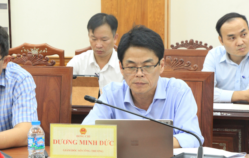 Ông Dương Minh Đức, Giám đốc Sở Công Thương Gia Lai.