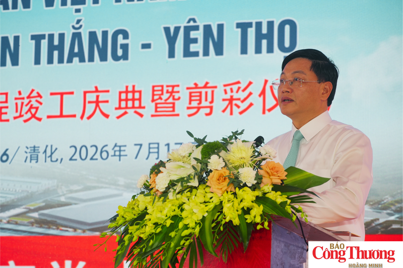 Phó Chủ tịch Thường trực UBND tỉnh Thanh Hóa Mai Xuân Liêm phát biểu tại buổi lễ