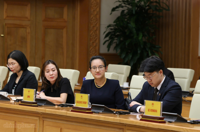 Đại diện các doanh nghiệp Hoa Kỳ cũng nêu một số khó khăn, vướng mắc liên quan đến cơ chế, chính sách và quá trình tổ chức thực hiện trong các lĩnh vực - Ảnh: VGP/Phương Nguyên