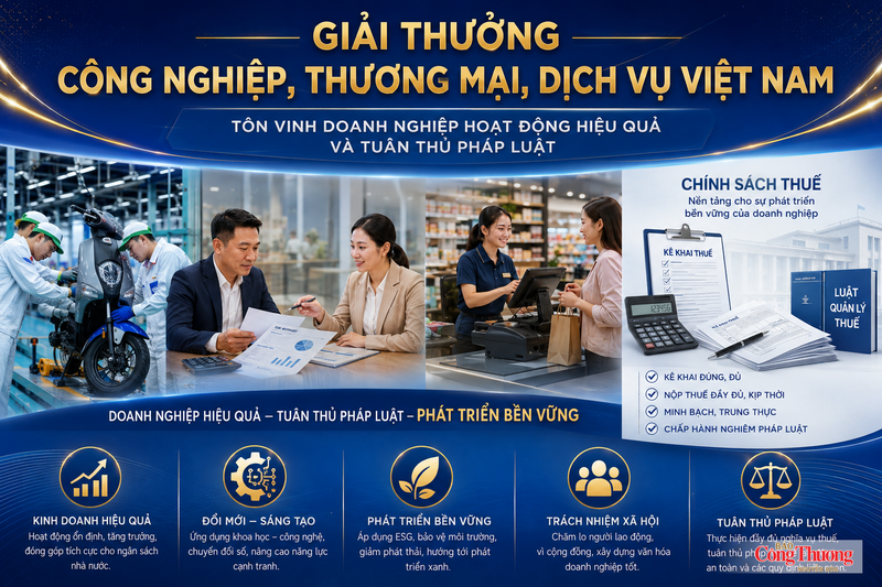Giải thưởng Công nghiệp, Thương mại, Dịch vụ: Ưu tiên doanh nghiệp tuân thủ chính sách thuế - 2