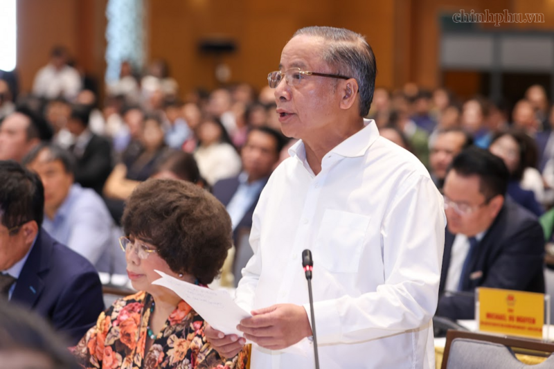 Ông Nguyễn Văn Thân, Chủ tịch Hiệp hội doanh nghiệp nhỏ và vừa. Ảnh: VGP/Nhật Bắc