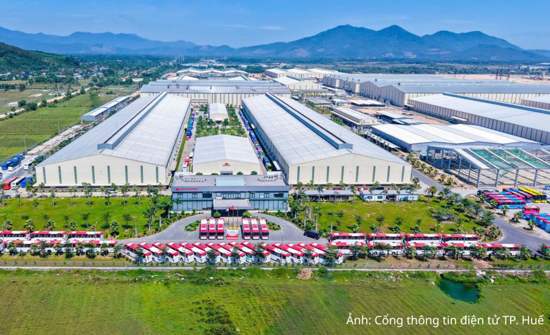 Dự án sản xuất xe ô tô của Công ty Kim Long Motor Huế là một trong những dư địa tăng trưởng kinh tế TP. Huế 6 tháng cuối năm.