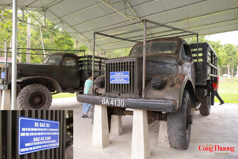 Xe GAZ-63 do anh hùng Đoàn Minh Nguyệt sử dụng để vận chuyển lương thực, vũ khí đi qua trọng điểm Ngã ba Đồng Lộc an toàn năm 1968.