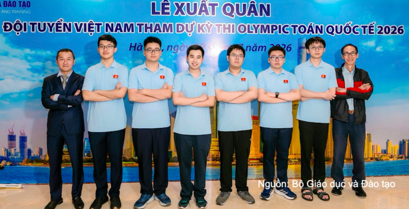 Đội tuyển quốc gia Việt Nam tham gia kỳ thi IMO 2026.