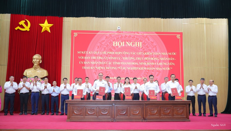 Kiểm toán nhà nước ký Quy chế với tỉnh Ninh Bình.