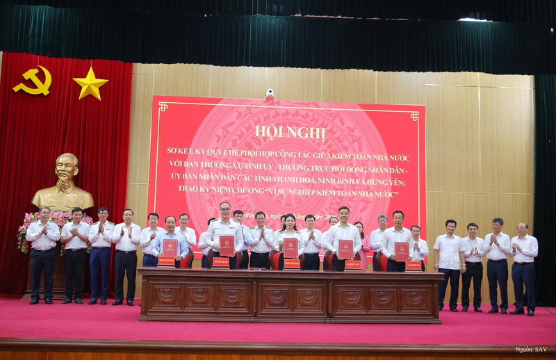 Kiểm toán nhà nước ký Quy chế với tỉnh Thanh Hóa.