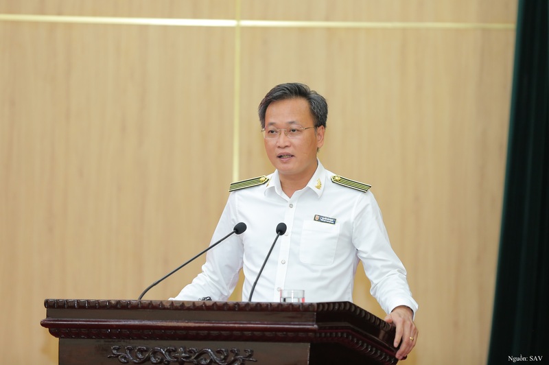 Tổng Kiểm toán nhà nước Nguyễn Hữu Nghĩa phát biểu tại hội nghị.