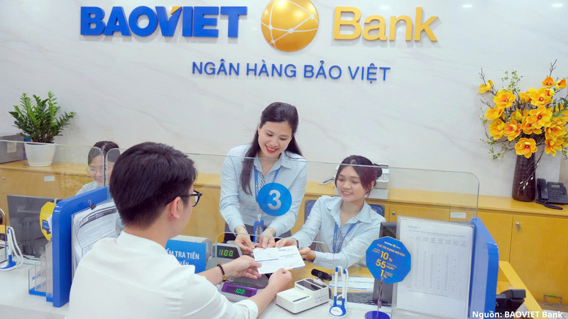 BAOVIET Bank ghi nhận lợi nhuận trước thuế tăng 12% so với cùng kỳ.