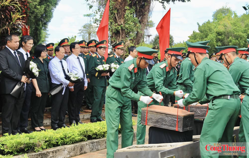 Tổng số hài cốt liệt sĩ được tìm kiếm, quy tập và hồi hương từ Campuchia về nước từ năm 2001 đến nay lên 1.530 hài cốt.