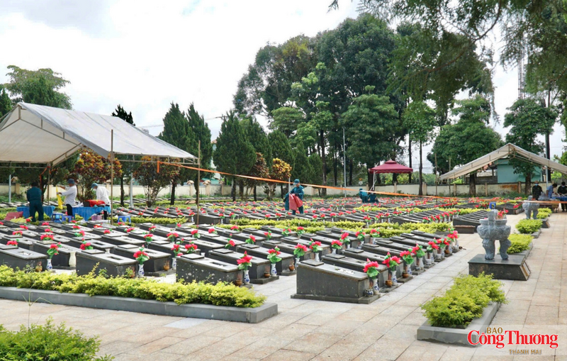 Đến ngày 17/7, việc khai quật phục vụ lấy mẫu đã được thực hiện tại 19 nghĩa trang liệt sĩ.
