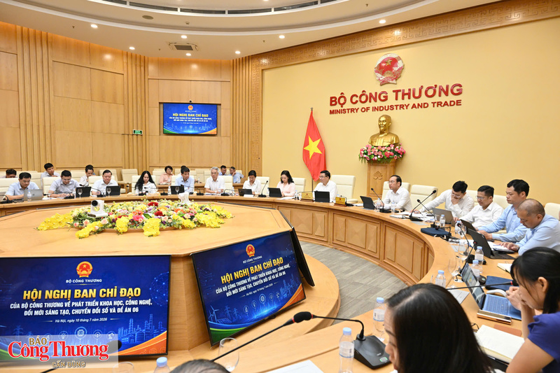 Hội nghị Ban Chỉ đạo của Bộ Công Thương về phát triển khoa học, công nghệ, đổi mới sáng tạo, chuyển đổi số và Đề án 06.