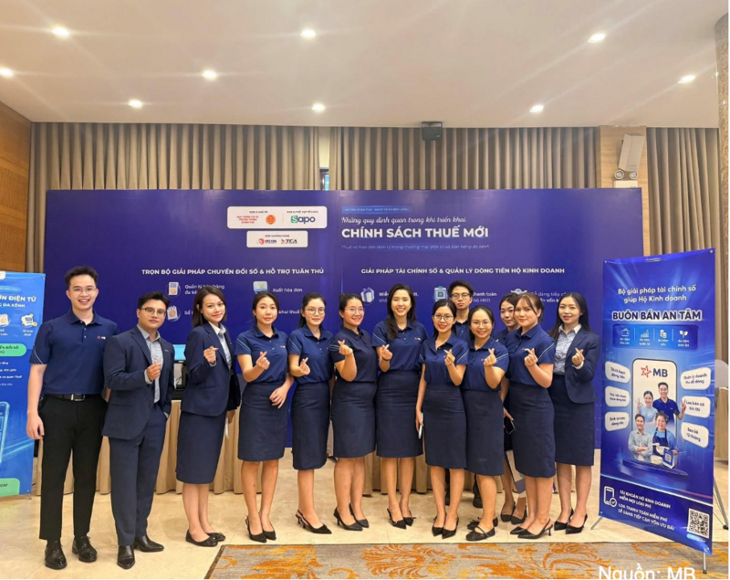 Đại diện MB tại sự kiện.