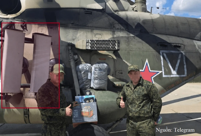 Nga cải hoán trực thăng Mi-8 thành nền tảng tác chiến điện tử trên không.