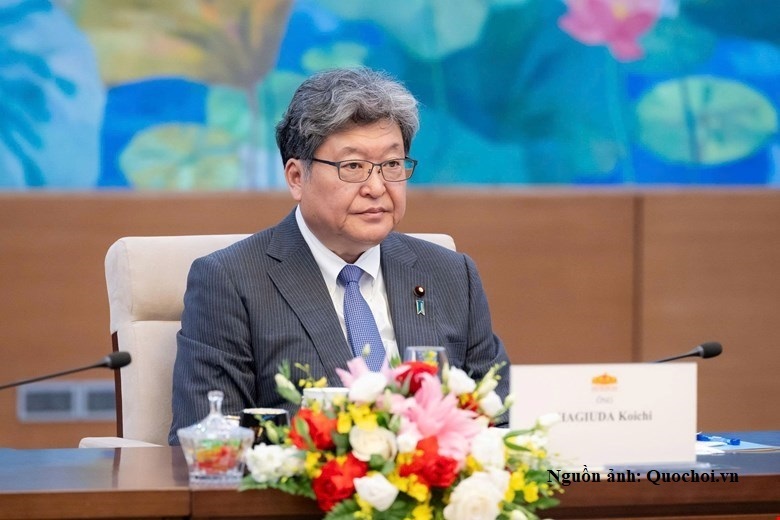 Quyền Tổng thư ký Đảng Dân chủ Tự do Nhật Bản Hagiuda Koichi.