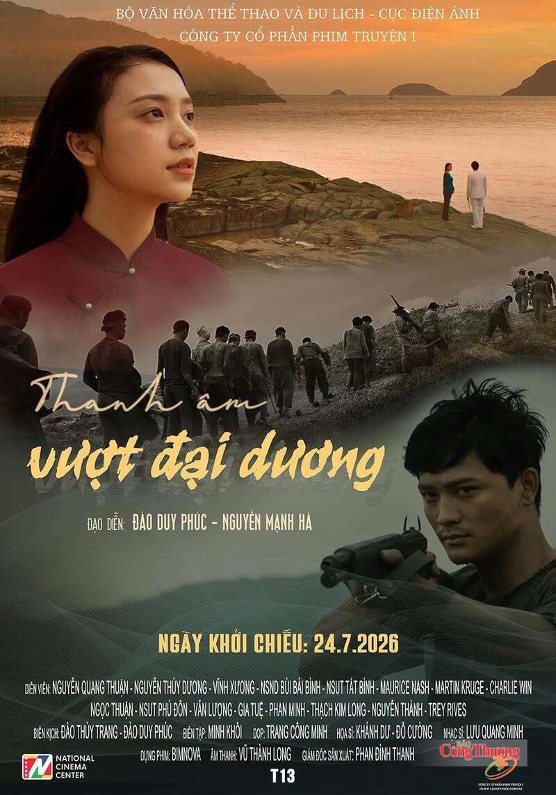 'Thanh âm vượt đại dương' là bộ phim về các tù nhân Côn Đảo sẽ được ra mắt vào ngày 24/7.
