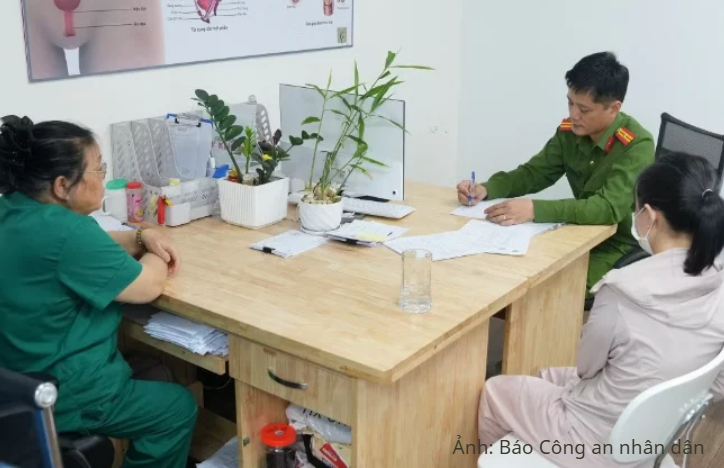 Cơ quan Công an làm việc với các đối tượng