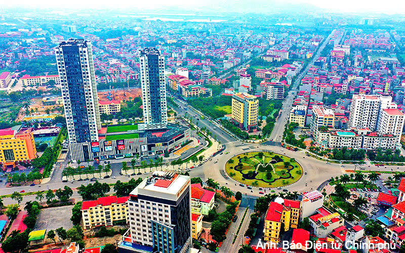 Một góc đô thị của Bắc Ninh.