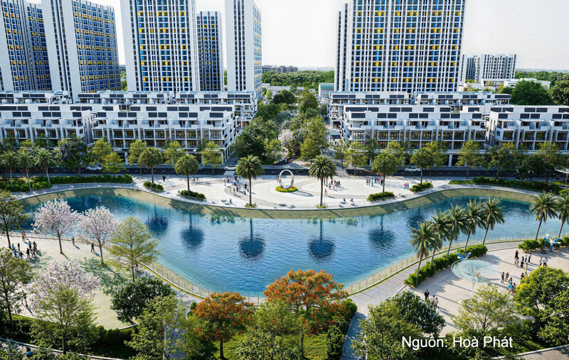 Phối cảnh khu nhà ở xã hội Khu công nghiệp Yên Mỹ II