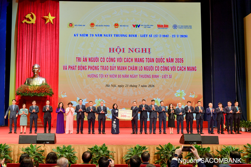 Ngành Ngân hàng trao tặng 300 tỷ đồng nhằm chăm lo người có công và các gia đình chính sách