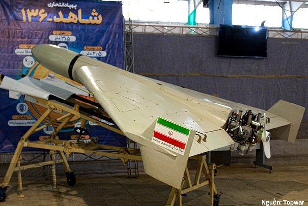 UAV Shahed-136 của Iran. Ảnh: Topwar