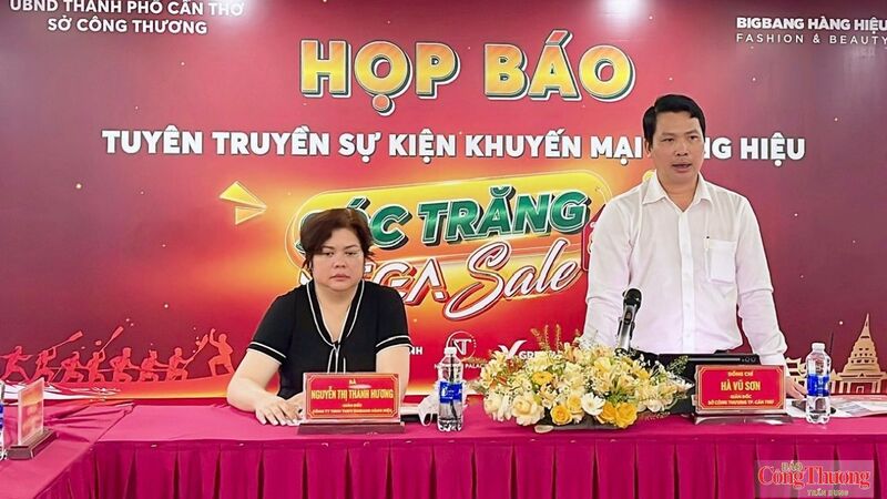 Ông Hà Vũ Sơn, Giám đốc Sở Công Thương TP. Cần Thơ, phát biểu tại buổi lễ.