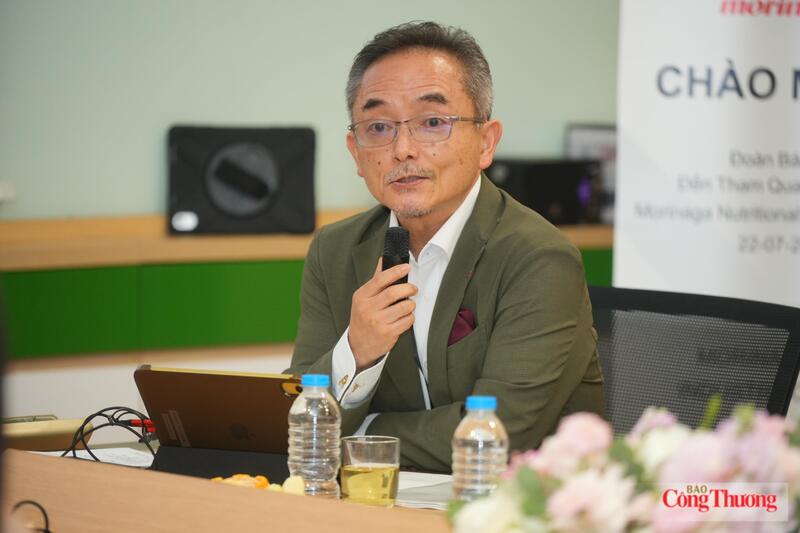 Ông Alex Atsushi Kobayashi, Giám đốc điều hành Khối Kinh doanh quốc tế của Tập đoàn Morinaga Milk. Ảnh: Nguyệt Đức.
