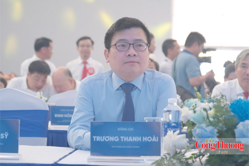 Thứ trưởng Bộ Công Thương Trương Thanh Hoài tại buổi lễ.