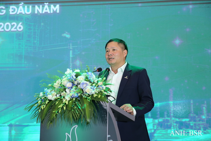 Ông Bùi Ngọc Dương, Chủ tịch HĐQT BSR cảm ơn sự quan tâm, chỉ đạo sát sao của lãnh đạo Petrovietnam