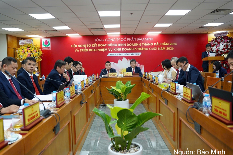 Hội nghị sơ kết hoạt động kinh doanh 6 tháng đầu năm của Bảo Minh
