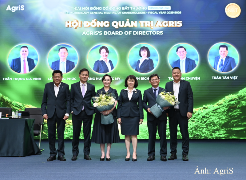 Hội đồng Quản trị của AgriS được kiện toàn với 6 thành viên, tăng cường năng lực quản trị cho giai đoạn phát triển mới.