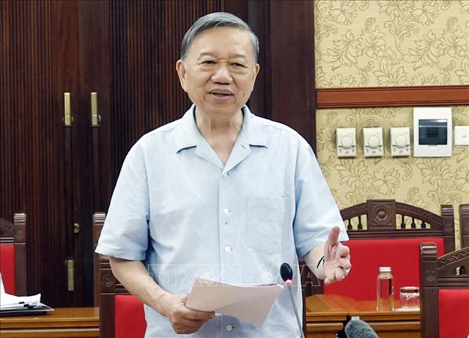 Tổng Bí thư, Chủ tịch nước Tô Lâm phát biểu. Ảnh: Thống Nhất/TTXVN