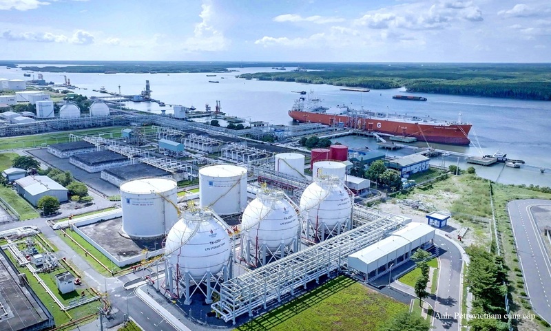 Hạ tầng cung cấp LNG của PV GAS, thành viên của Petrovietnam - Ảnh: Petrovietnam cung cấp