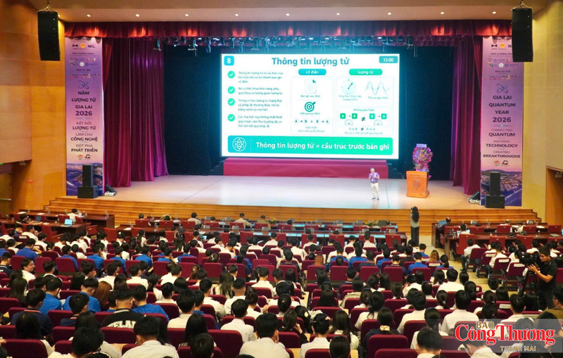 Hội nghị Quốc tế về Lượng tử và Bán dẫn nằm trong chuỗi hoạt động của Năm Lượng tử Gia Lai 2026, được triển khai với chủ đề “Kết nối lượng tử - Làm chủ công nghệ - Đột phá phát triển”.