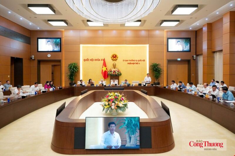 Phó Chủ tịch Quốc hội Nguyễn Hồng Diên điều hành nội dung thảo luận.