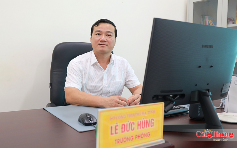 Ông Lê Đức Hùng - Trưởng phòng Quản lý năng lượng, Sở Công Thương Hà Tĩnh.