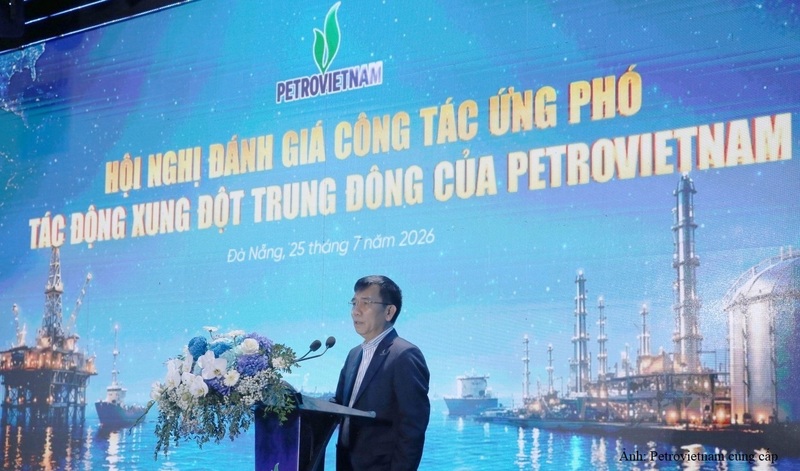 Ông Lê Xuân Huyên - Phó Tổng Giám đốc Petrovietnam phát biểu tại hội nghị - Ảnh: Petrovietnam cung cấp/Thanh Hiếu
