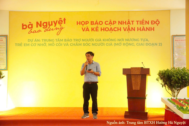 Ông Đỗ Lương Đại Nam - Giám đốc điều hành, đại diện của dự án Làng người già Bà Nguyệt Bao Dung, chia sẻ tâm huyết về hành trình kiến tạo mái ấm cho những mảnh đời bất hạnh.