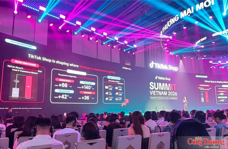 Toàn cảnh sự kiện TikTok Shop Vietnam Summit 2026.