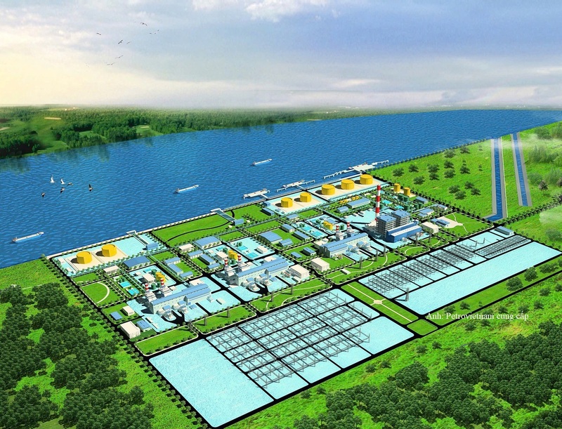 Phối cảnh tổng thể cụm Nhà máy Nhiện điện Ô Môn.