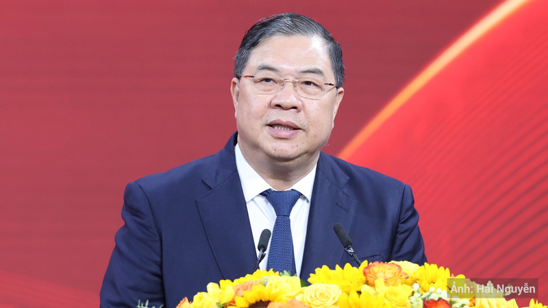 Đồng chí Phạm Gia Túc - Ủy viên Bộ Chính trị, Phó Thủ tướng Thường trực Chính phủ. Ảnh: Hải Nguyễn.