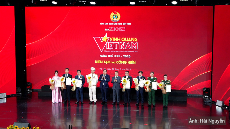 Toàn cảnh Chương trình ''Vinh quang Việt Nam''.