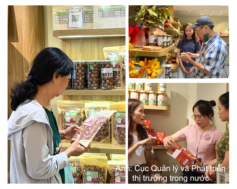 Khách tham quan thưởng thức đặc sản và tìm hiểu câu chuyện phía sau các sản phẩm tại "Lạng Sơn Corner"