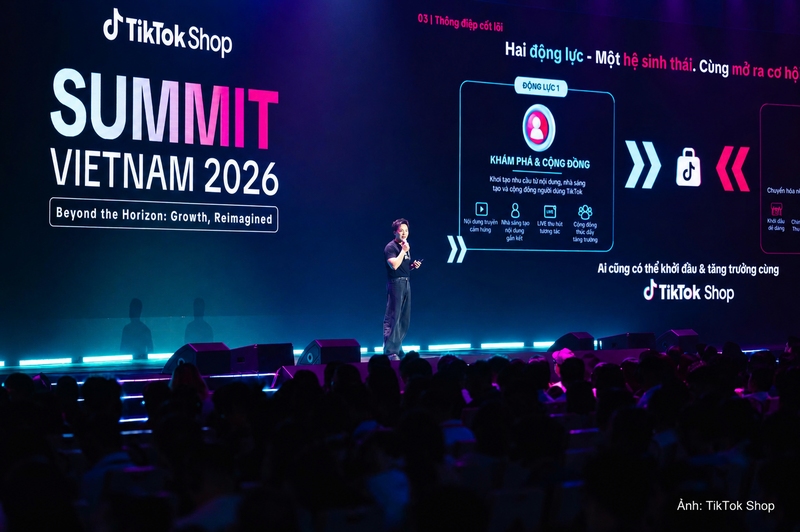 Đại diện TikTok Shop chia sẻ tại sự kiện