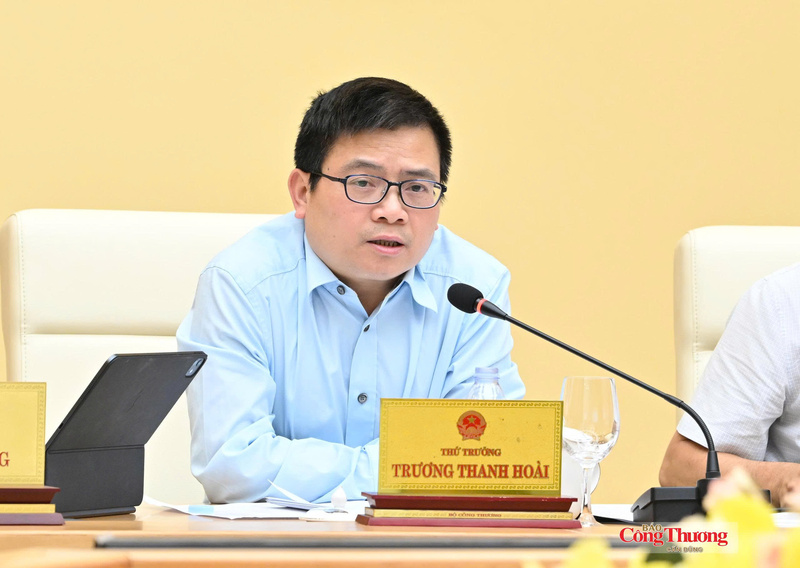 Thứ trưởng Trương Thanh Hoài phát biểu tại hội nghị.