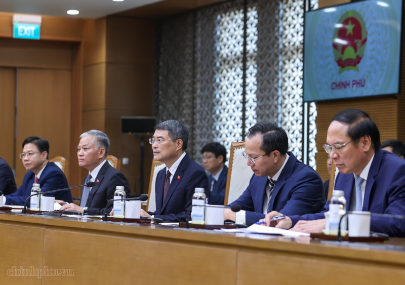 Thủ tướng Chính phủ đề nghị đẩy mạnh hợp tác khoa học, công nghệ, đổi mới sáng tạo, chuyển đổi số, chuyển đổi xanh, phát triển năng lượng tái tạo - Ảnh: VGP/Nhật Bắc
